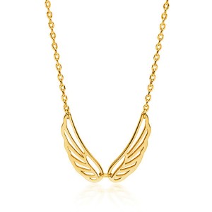 Colier argint placat cu aur galben cu aripi DiAmanti Z1736NG-DIA (Argint 925‰ 1,9 g.)